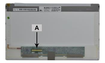 2-Power náhradní LCD panel pro notebook 10.1'' WSVGA 1024x600 LED lesklý 40pin
