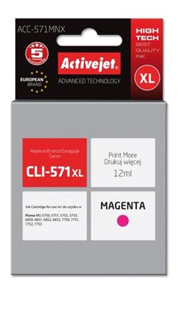 ActiveJet inkoust Canon CLI-571M XL, 12 ml, new ACC-571MNX