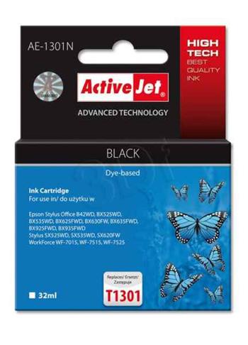 ActiveJet inkoust Epson T1301 Black new, 32 ml AE-1301N