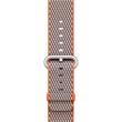 Apple Watch 42mm Spicy Orange Check Woven Nylon