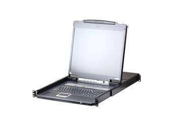 ATEN CL5716IN 16-Port PS/2-USB VGA 19" LCD KVM over IP Switch with Daisy-Chain Port and USB Peripheral Support