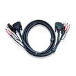 ATEN int.kabel pro KVM USB, DVI, audio, 3m pro CS1768, Dual Link