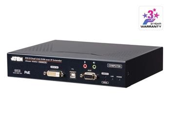 ATEN KE6922T 2K DVI-D Dual-Link KVM over IP Transmitter s Dual SFP a PoE