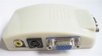 AVACOM Převodník signálu z PC ->TV cinch + s-video konektory