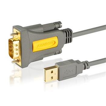AXAGON ADS-1PS, USB2.0 - sériový RS232 DB9 Prolific AKTIVNÍ adaptér / kabel 1,5m
