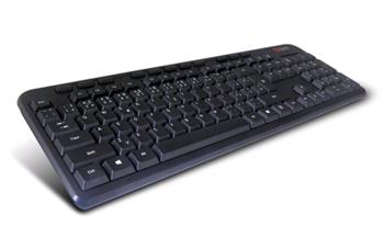 C-TECH klávesnice CZ/SK KB-102M USB slim black mul