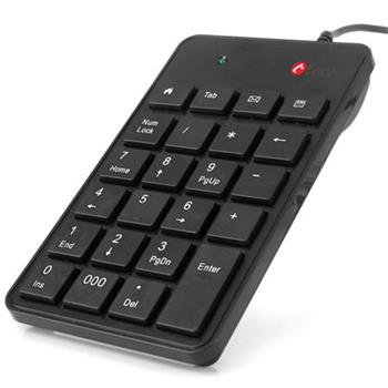 C-TECH klávesnice KBN-01, numerická, 23 kláves, US