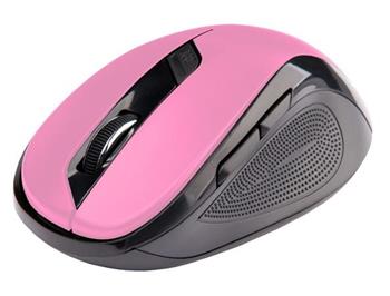 C-TECH myš WLM-02P, růžová, bezdrátová, 1600DPI, 6