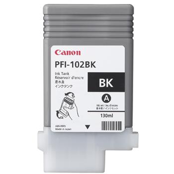 Canon cartridge PFI-102BK iPF-500, 6x0, 7xx, LP-xx (PFI102BK)/black/130ml