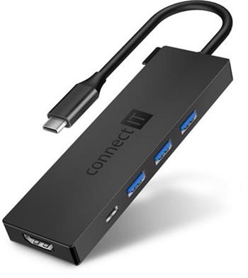 CONNECT IT USB-C hub, 5v1 (USB-C,3xUSB-A,HDMI), ex