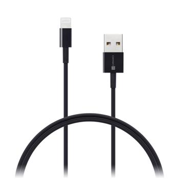 CONNECT IT Wirez Apple Lightning -> USB-A, černý,