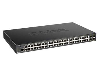 D-Link DGS-1250-52XMP Smart switch 48x Gb PoE+, 4x 1G/10G SFP+, 370W