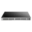 D-Link DGS-3130-54PS L3 Stackable Managed PoE switch, 48x GbE PoE+, 2x 10G RJ-45, 4x 10G SFP+, PoE 370W