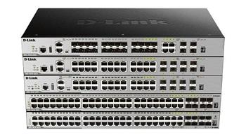 D-Link DGS-3630-28PC/SI 20-port GE PoE 370W Layer 3 Stackable Managed Gigabit Switch including 4-port Combo 4-port Combo