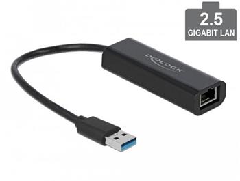 Delock Adaptér USB Type-A samec na 2,5 Gigabit LAN