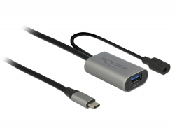 Delock Aktivní prodlužovací kabel USB 3.1 Gen 1 USB Type-C™ na USB Typ-A 5 m