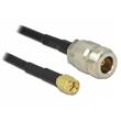 Delock Antenna cable RP-SMA plug > N jack LMR195 3 m