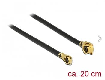 Delock Anténní kabel MHF / U.FL-LP-068 kompatibilní samec > MHF IV/ HSC MXHP32 kompatibilní samec 20 cm 1,13