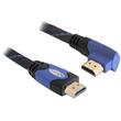 Delock Kabel High Speed HDMI s Ethernetem – HDMI A samec > HDMI A samec pravoúhlý 2 m