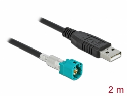Delock Kabel HSD Z samec na USB 2.0 Typu-A samice 2 m