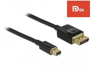 Delock Kabel Mini DisplayPort na DisplayPort 8K 60 Hz 1 m DP 8K certifikovaný