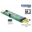 Delock Konvertor SATA pin 8 napájecí samice > slot M.2 Key B
