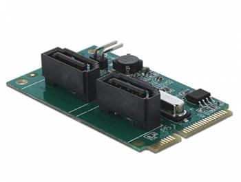 Delock Mini PCIe Konvertor na 2 x SATA s RAID