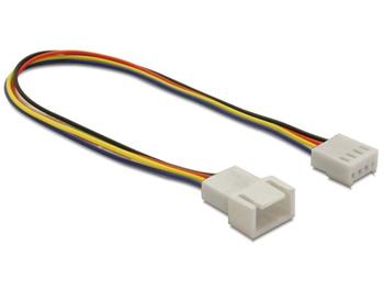 Delock napájecí kabel pro ventilátor, samec-samice, 4-pinový, délka 20 cm