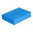 Delock Ochranný kryt na pevný disk formátu 3.5” modrý