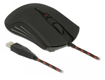 Delock Optická 4-tlačítková USB herní myš