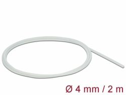 Delock Sklolaminátová hadice 2 m x 4 mm bílá