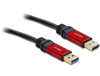 Delock USB 3.0-A samec / samec kabel 1 m Premium