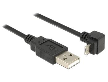 Delock USB2.0- A to USB micro-A angled, 3m male/male