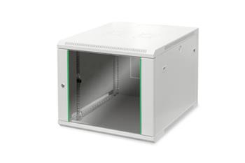 DIGITUS 9U nástěnná skříň, Dynamic Basic 505x600x600 mm, barva šedá (RAL 7035)