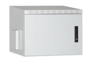 DIGITUS 9U nástěnná skříňka, venkovní, IP55 579x600x450 mm, barva šedá (RAL 7035)