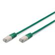Digitus CAT 5e SF-UTP patch cable, Cu, PVC AWG 26/7, length 1 m, color green