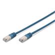 Digitus CAT 5e SF-UTP patch cable, Cu, PVC AWG 26/7, length 10 m, color blue