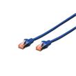 Digitus CAT 6 S-FTP patch cable, Cu, LSZH AWG 27/7, length 7 m, color blue