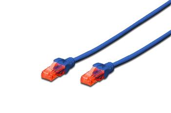 Digitus CAT 6 U-UTP patch cable, Cu, LSZH AWG 26/7, length 5 m, color blue