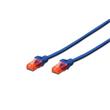 Digitus CAT 6 U-UTP patch cable, Cu, LSZH AWG 26/7, length 5 m, color blue