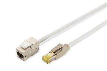 Digitus Consolidation-Point Cable, DRAKA UC900, HRS TM31 CAT 6A Keystone Module, 3 m, color grey
