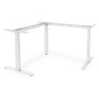 DIGITUS Elektricky výškově nastavitelný rám stolu, výška 3 nohou 124-208 cm, zatížení: 120 kg, bílá