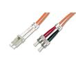 Digitus Fiber Optic Patch Cable, LC to ST,62.5/125 µ, Duplex 2 m