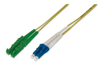 Digitus Fiber Optic Patch Cord, E2000 (APC) to LC (PC) Singlemode 09/125 µ, Duplex, Length 5 m