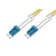 DIGITUS Fiber Optic Patch Cord,, LC (APC) to LC (APC), Singlemode, OS1, 09/125 µ, Duplex Length 2m
