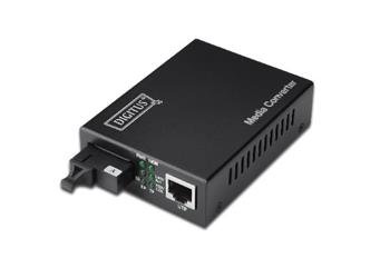 Digitus Media Converter, Singlemode, BiDi, WDM 10/100Base-TX to 100Base-FX, Tx1310nm / Rx1550nm SC connector, Up to 40km
