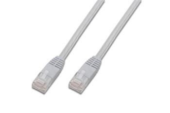 Digitus Patch kabel plochý, UTP, CAT 5e, AWG 30/7, měď, bílý 1m