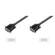 Digitus připojovací kabel DVI-D(24+1), Stíněný, DualLink, Černý, 0,5m