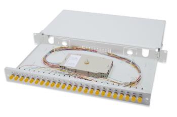 DIGITUS Professional Fiber Optic Splice Box, Equipped, ST, OS2