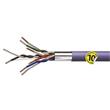 Emos FTP kabel CAT 5e LSZH, drát, měď (Cu), AWG24, šedý, 305m, box